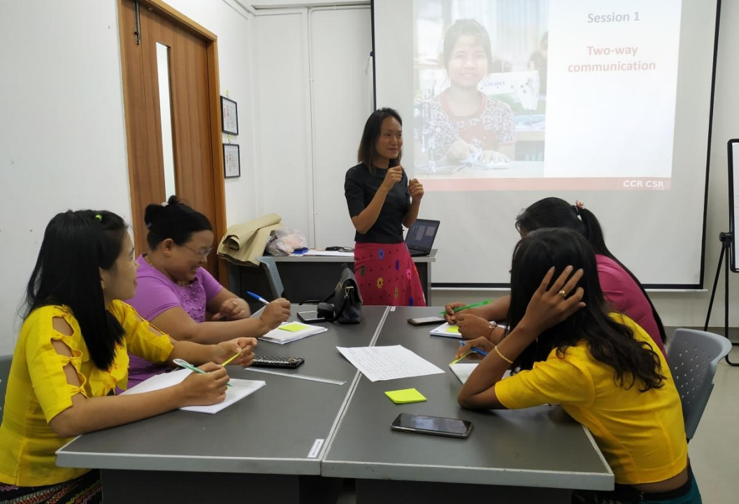 HR Capacity and Responsible Recruitment Awareness of Myanmar Factory Staff Strengthened Through Training Programme