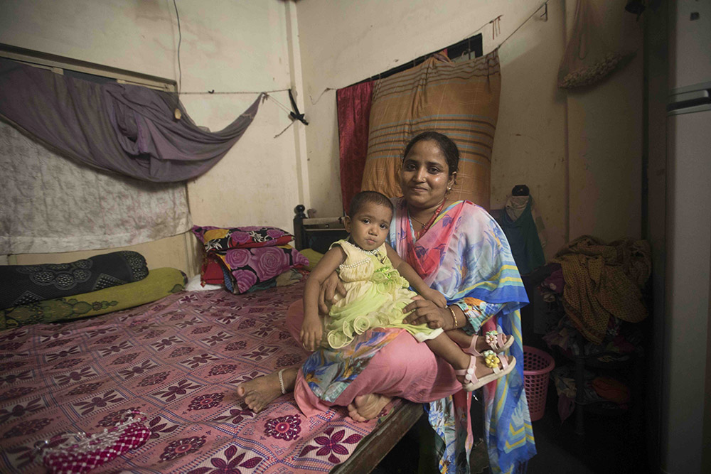 Nasima could return to work after childbirth because of a childcare centre in her factory