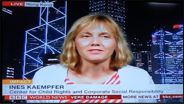 The Centre (Formerly CCR CSR) on BBC World News "Impact"