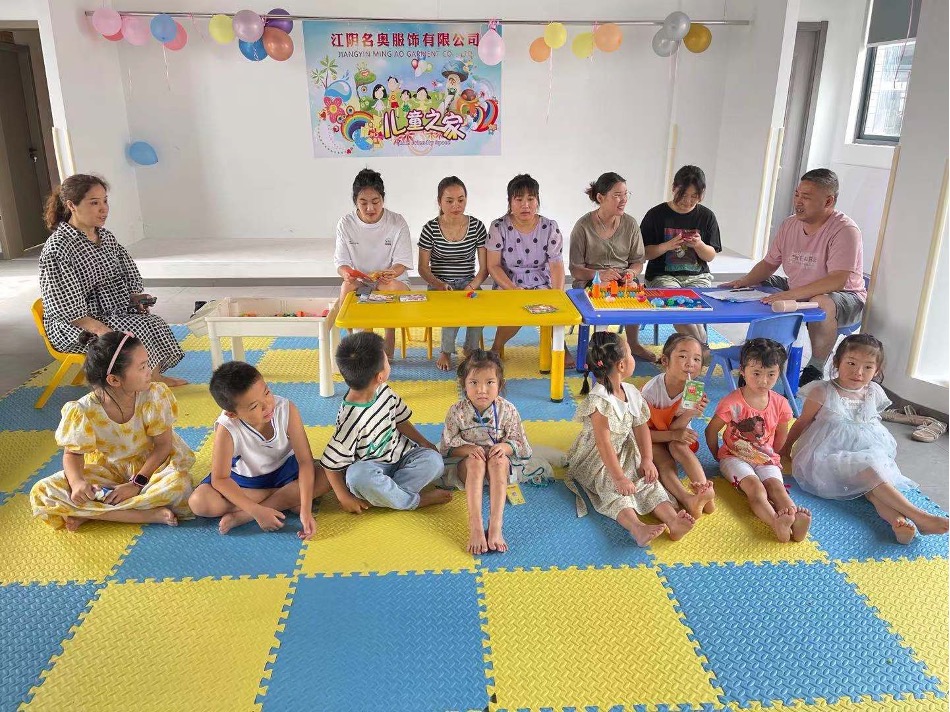 Factory Opens a Child Friendly Space in Just One Week to Keep Children Away from the Production Floor