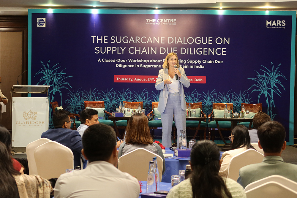 Speaking at the Sugarcane Dialogue on Supply Chain Due Diligence in Delhi, August 2023
