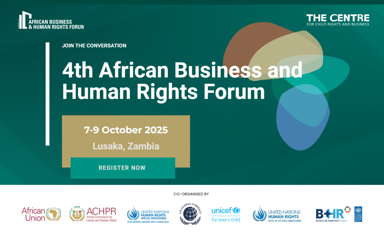 The Centre and UNICEF to Co-Host Session on Child Labour at the 4th African Business and Human Rights Forum